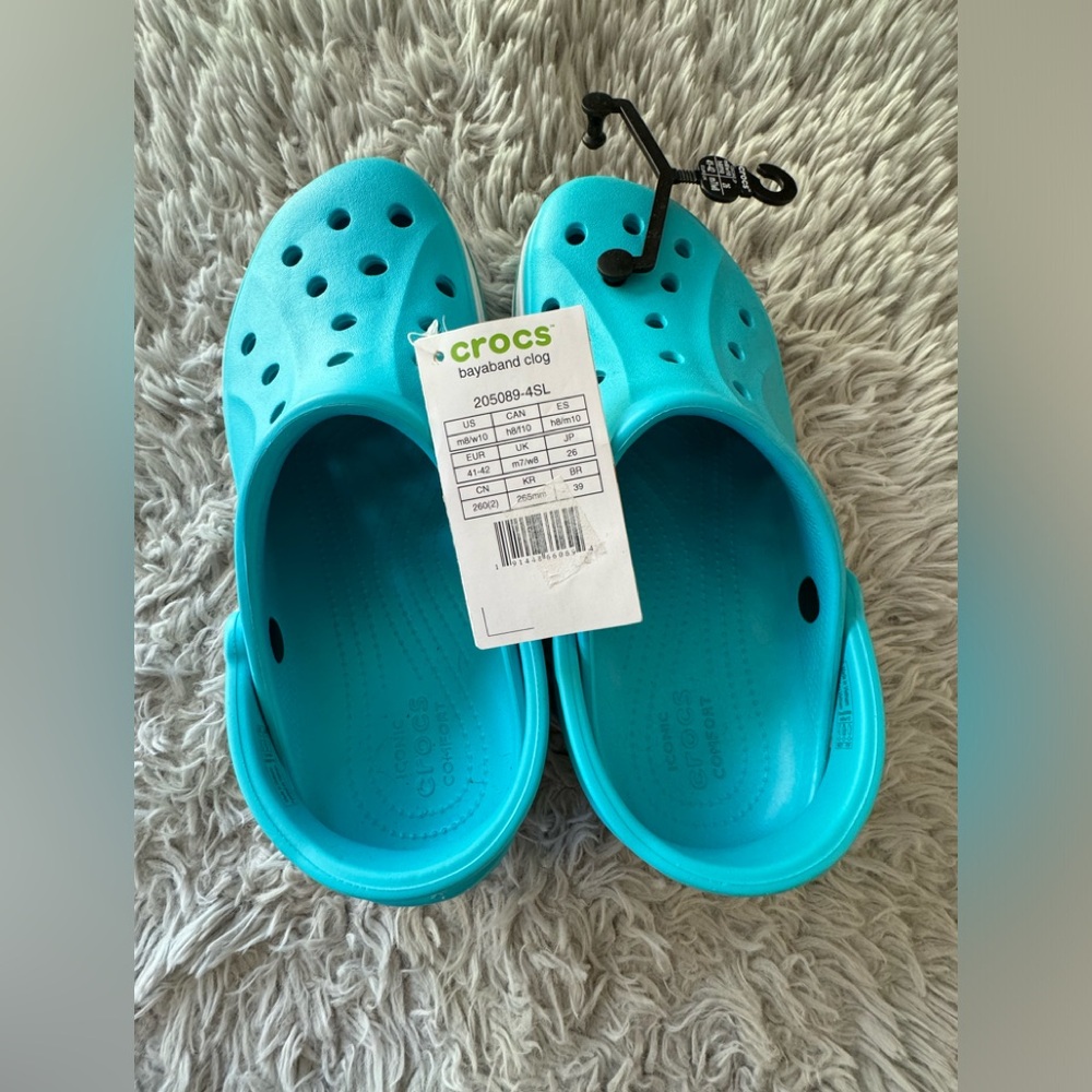 Brand New Crocs size w-10 m-8 blue